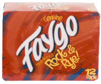 Faygo Rock & Rye flavored cream cola soda, 12-fl. oz. cans Full-Size Picture